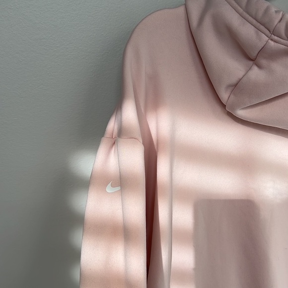 Nike Baby Pink Fleece Lined Hooded Sweater - Picture 9 of 12